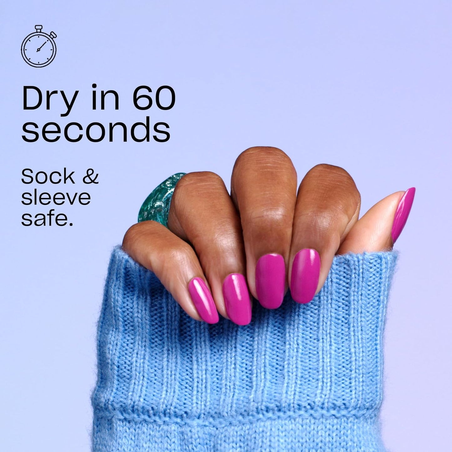OPI RapiDry Quick Dry Nail Polish - Opaque Crème & Shimmer Winter Colors | Smudge Proof & Fast Drying in 60 Seconds