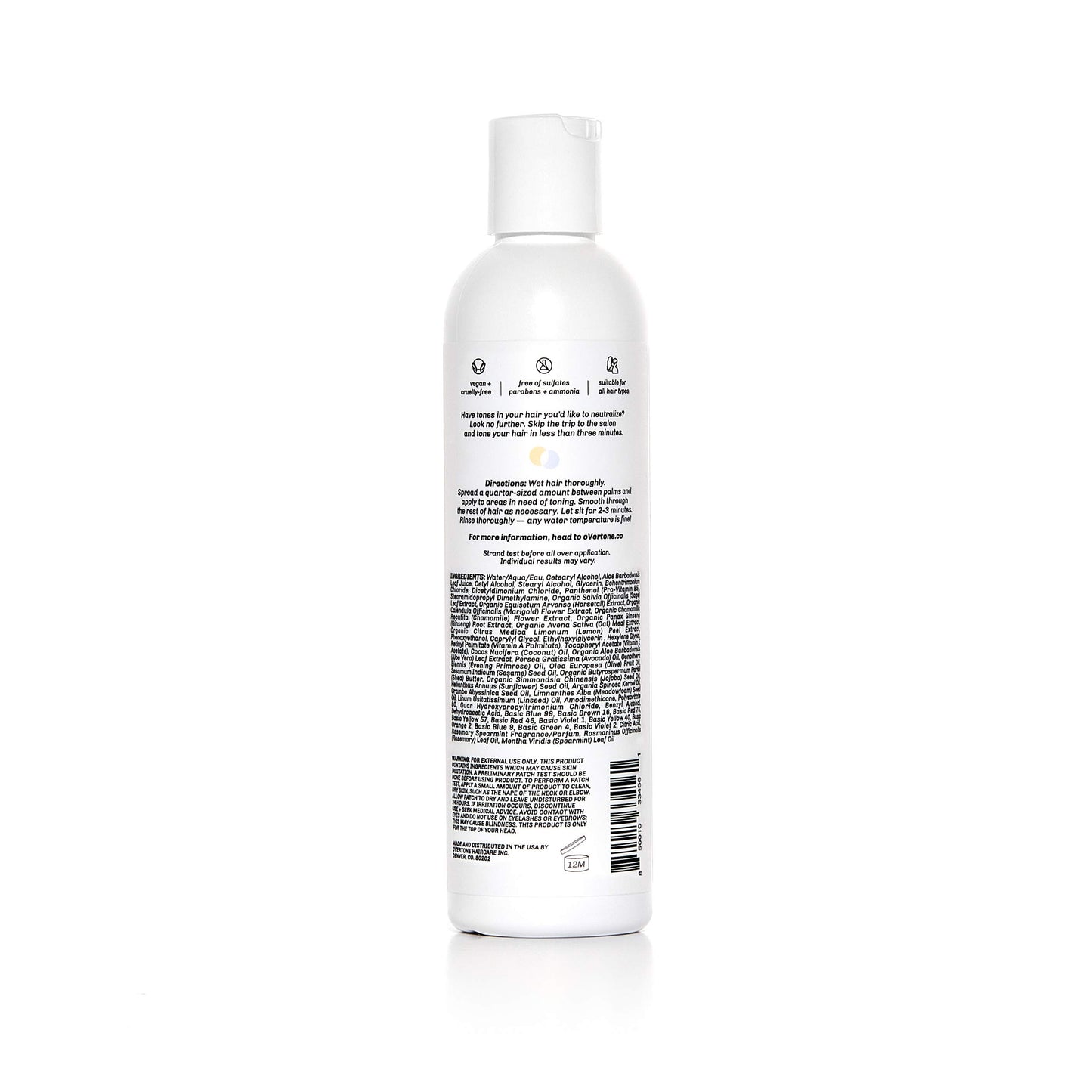 oVertone® Haircare Toning Conditioner for Blonde and Silver Hair