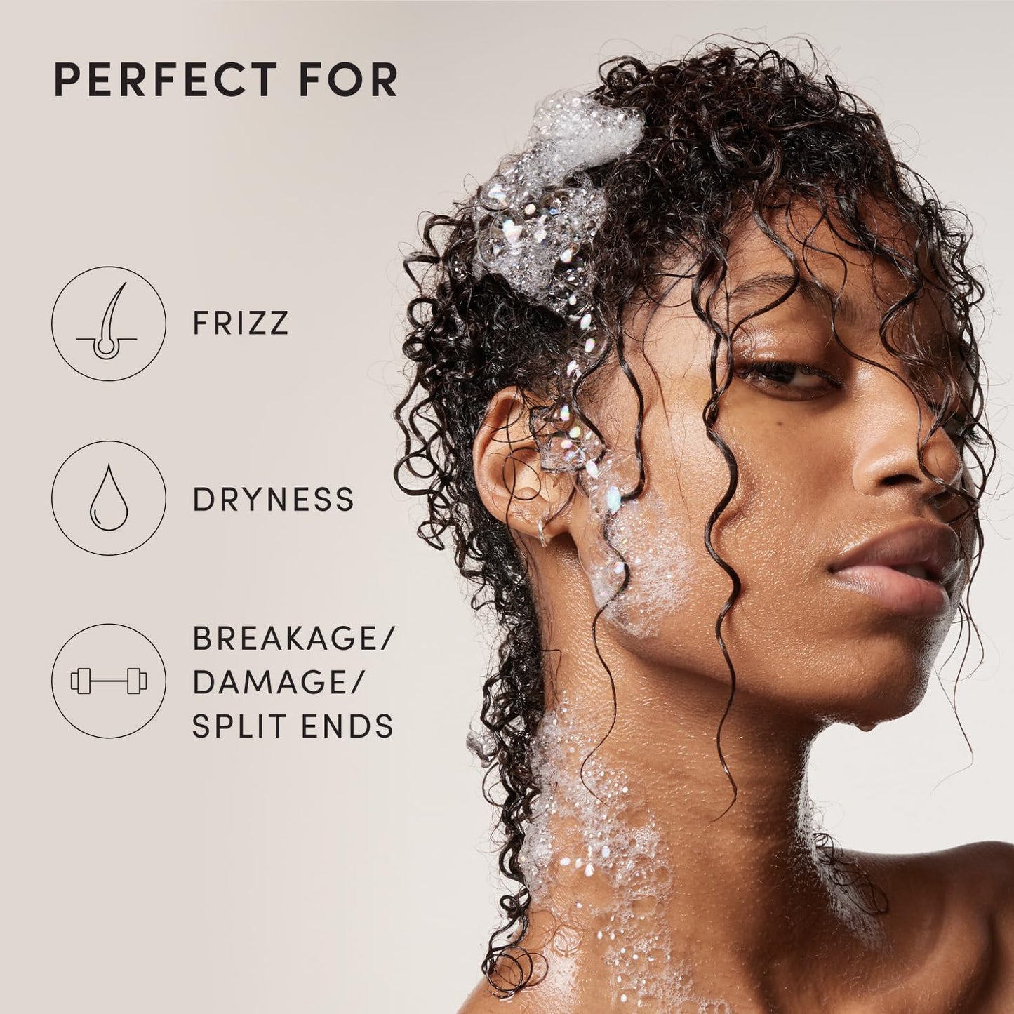 OUAI Thick Hair Shampoo - Hydrating Shea Butter Formula for Full, Frizzy Hair - 32 Oz Refill with Marshmallow Root, Avocado Oil & Keratin