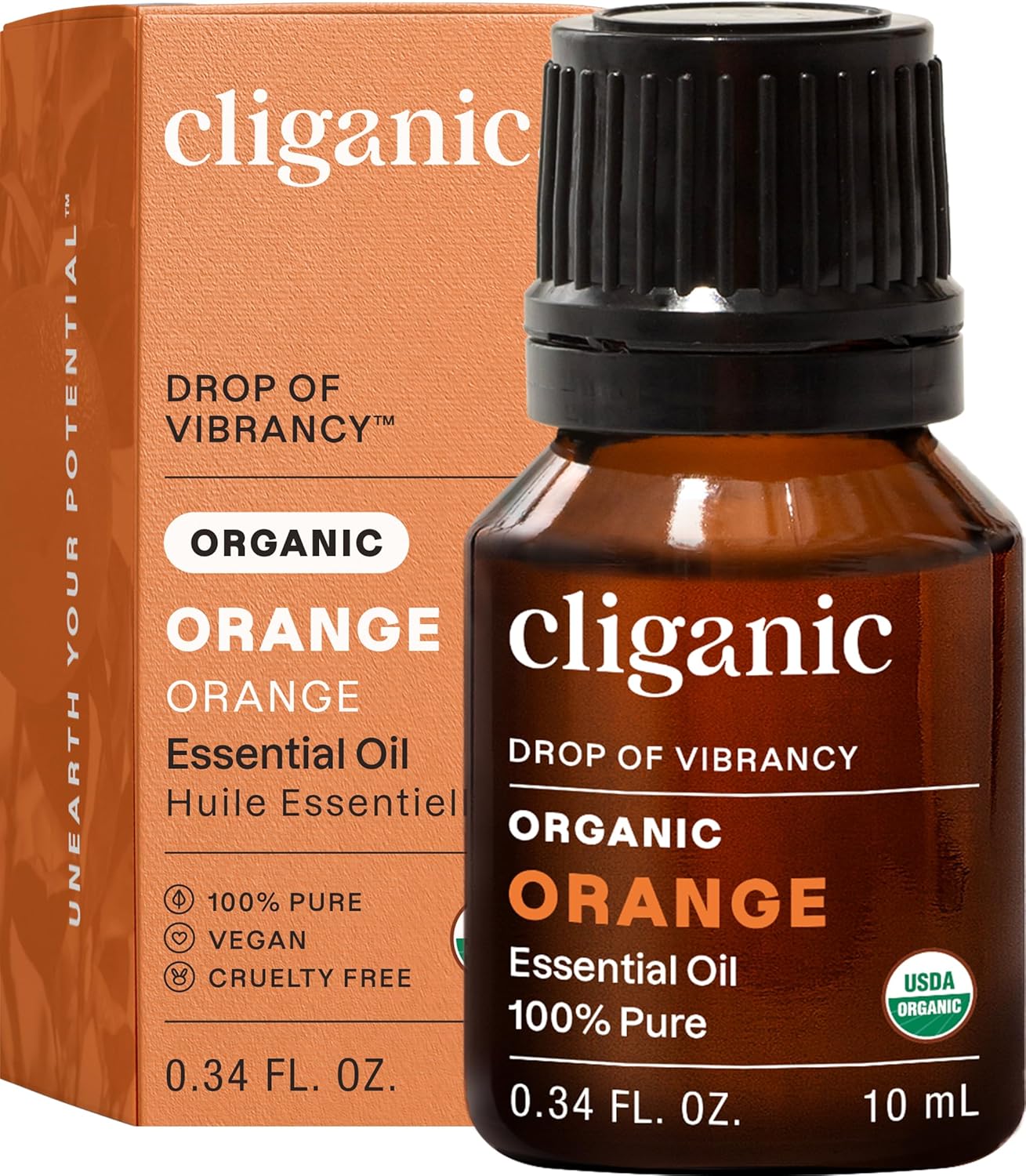 Cliganic Organic Lavender Essential Oil - 100% Pure Aromatherapy Oil | Non-GMO, 15ml