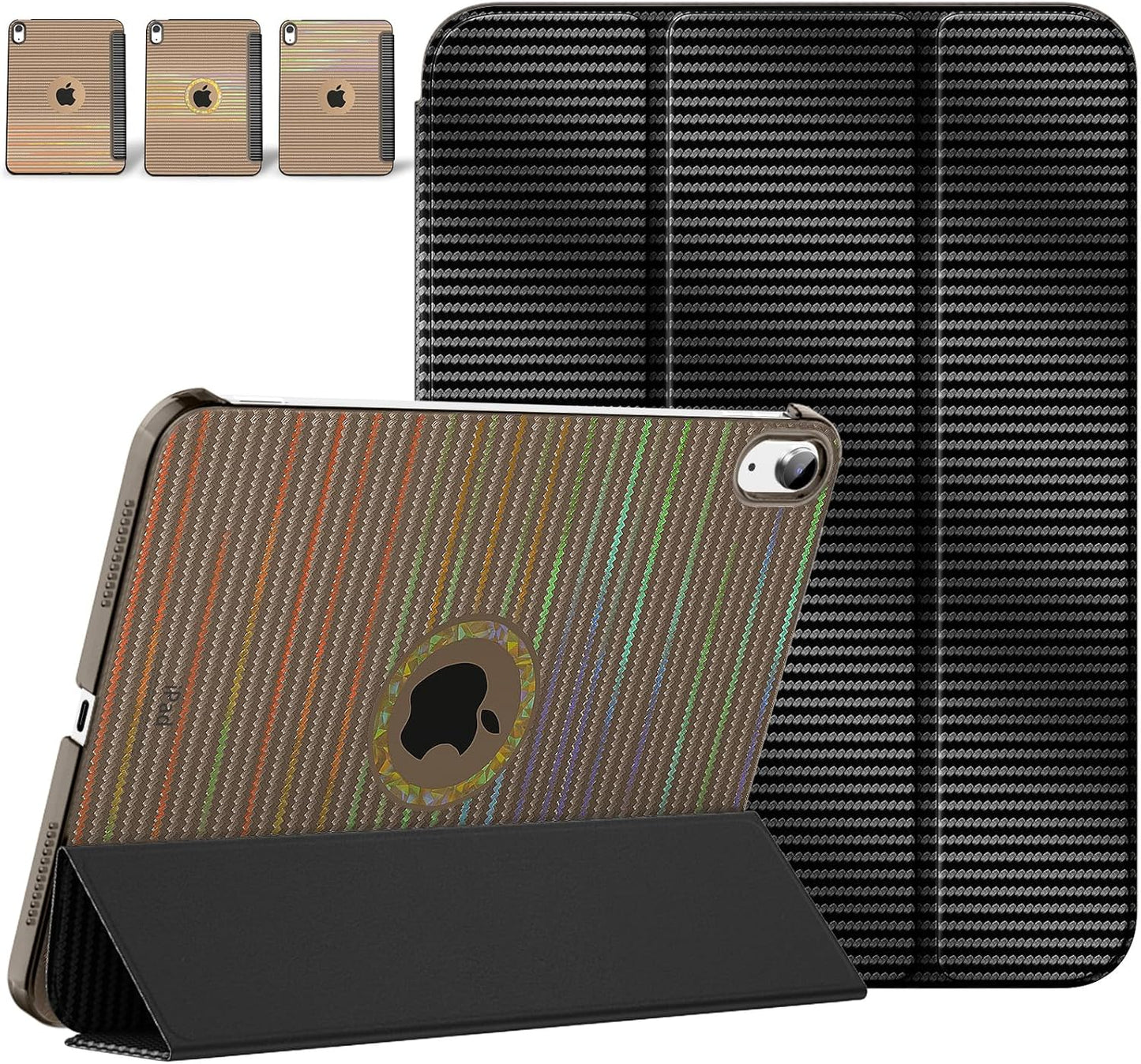 iPad 11th & 10th Generation Case - Slim Hard PC Translucent Back Cover | Navy Blue, Auto Wake/Sleep Support