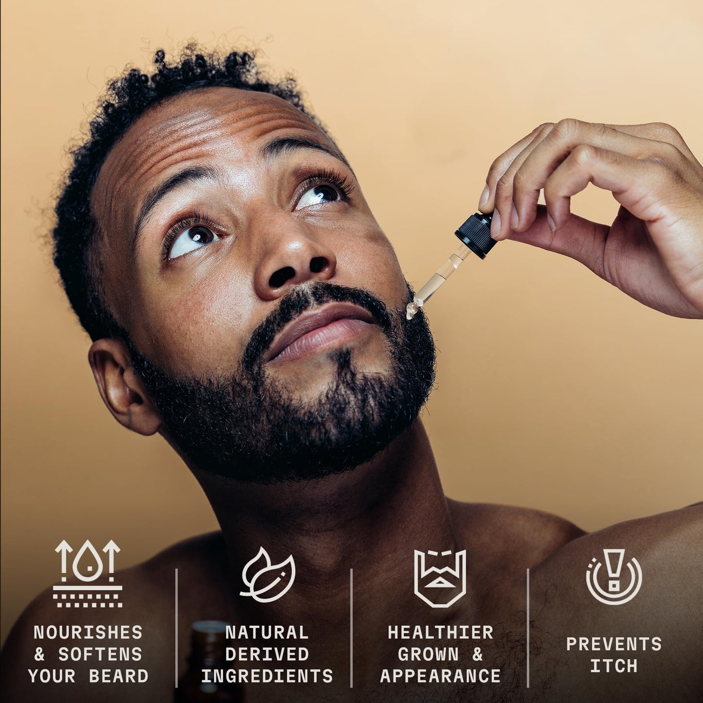 Striking Viking Vanilla Beard Oil for Men - Naturally Derived Conditioner with Argan & Jojoba Oils for Softening, Moisturizing and Growth (2 Oz)