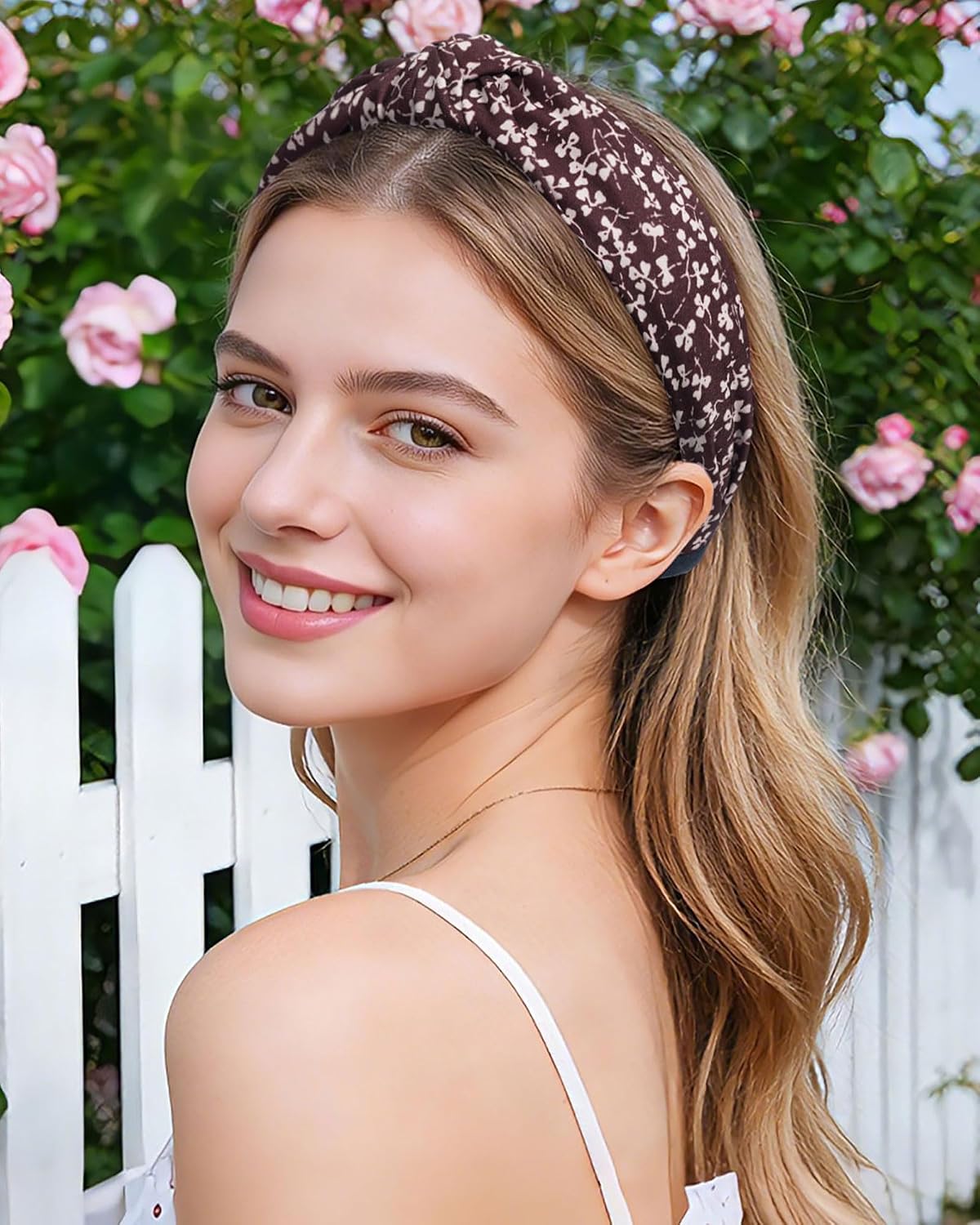 Knotted Headbands for Women - Non-Slip Top Knot Turban Hair Wraps | Comfortable Yoga Hair Accessories (Neutral Mix)