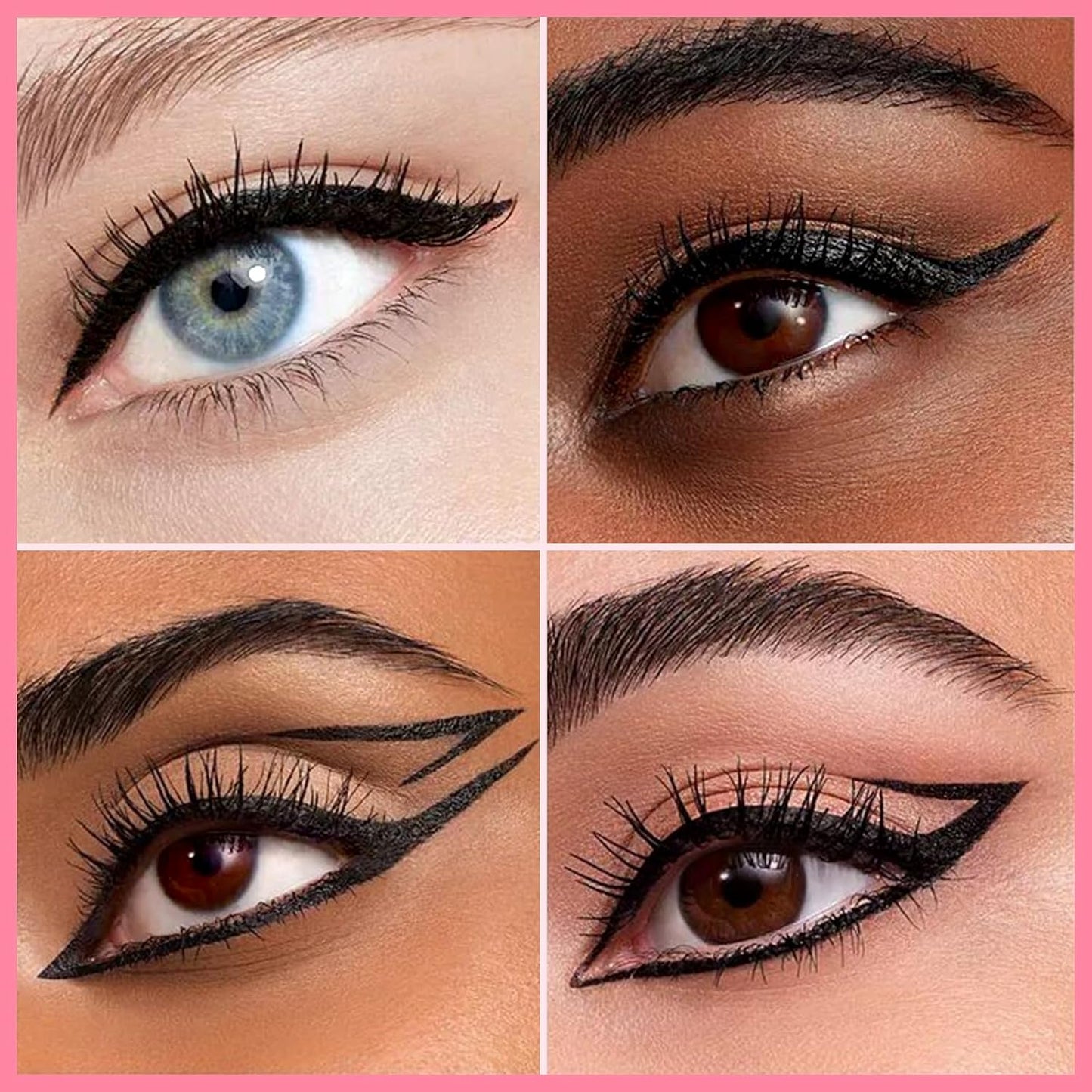 iMethod Liquid Eyeliner - Waterproof Dual-Ended Eye Liner with Precise Brush-Tip | Black, Long-Lasting, Smudge-Proof