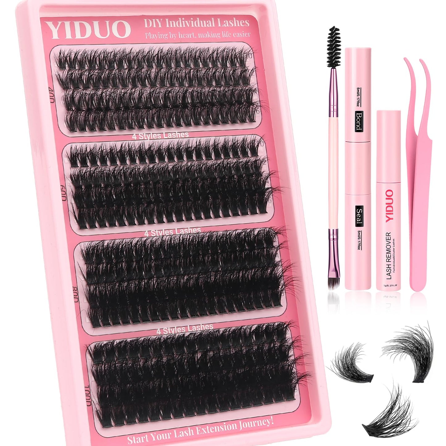 YIDUO Lashes Clusters Kit