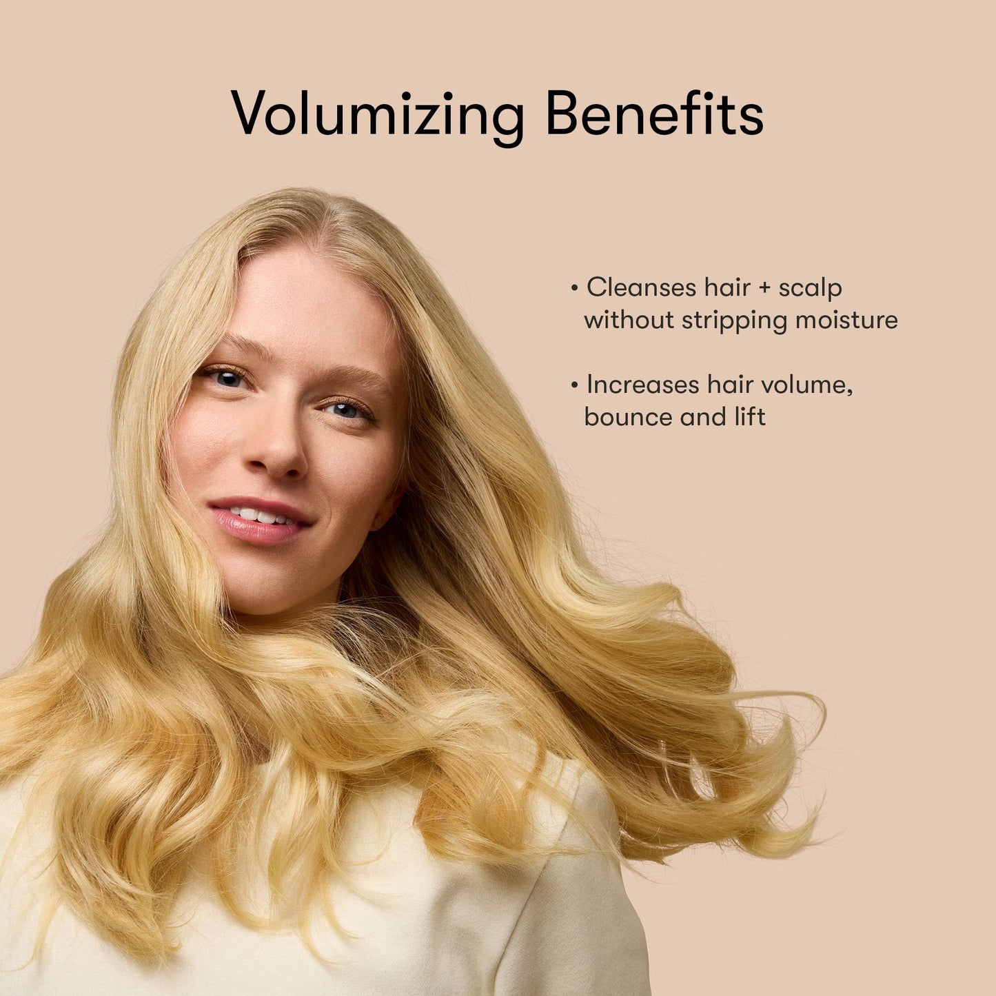 Odele Volumizing Sulfate-Free Shampoo, Adds Moisture, Shine, and Fullness for Straight or Wavy Hair Types, 32 Fl Oz