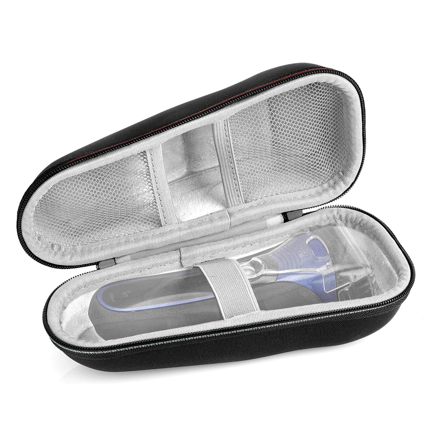 Linkidea Electric Shaver Travel Case, Hard Shell Protective Storage Box, Compatible with Philips Norelco 7000, 3000 Series, Braun Series 3, 7, 9, Razor Carrying Case for Men (Black)