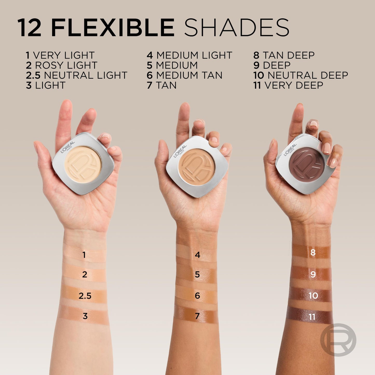 L'Oreal Paris True Match Hyaluron Tinted Balm Foundation, Skincare Foundation with Light to Medium Radiant Coverage, Minimizes Wrinkles and Fine Lines, Non-Comedogenic Formula, Very Light 01