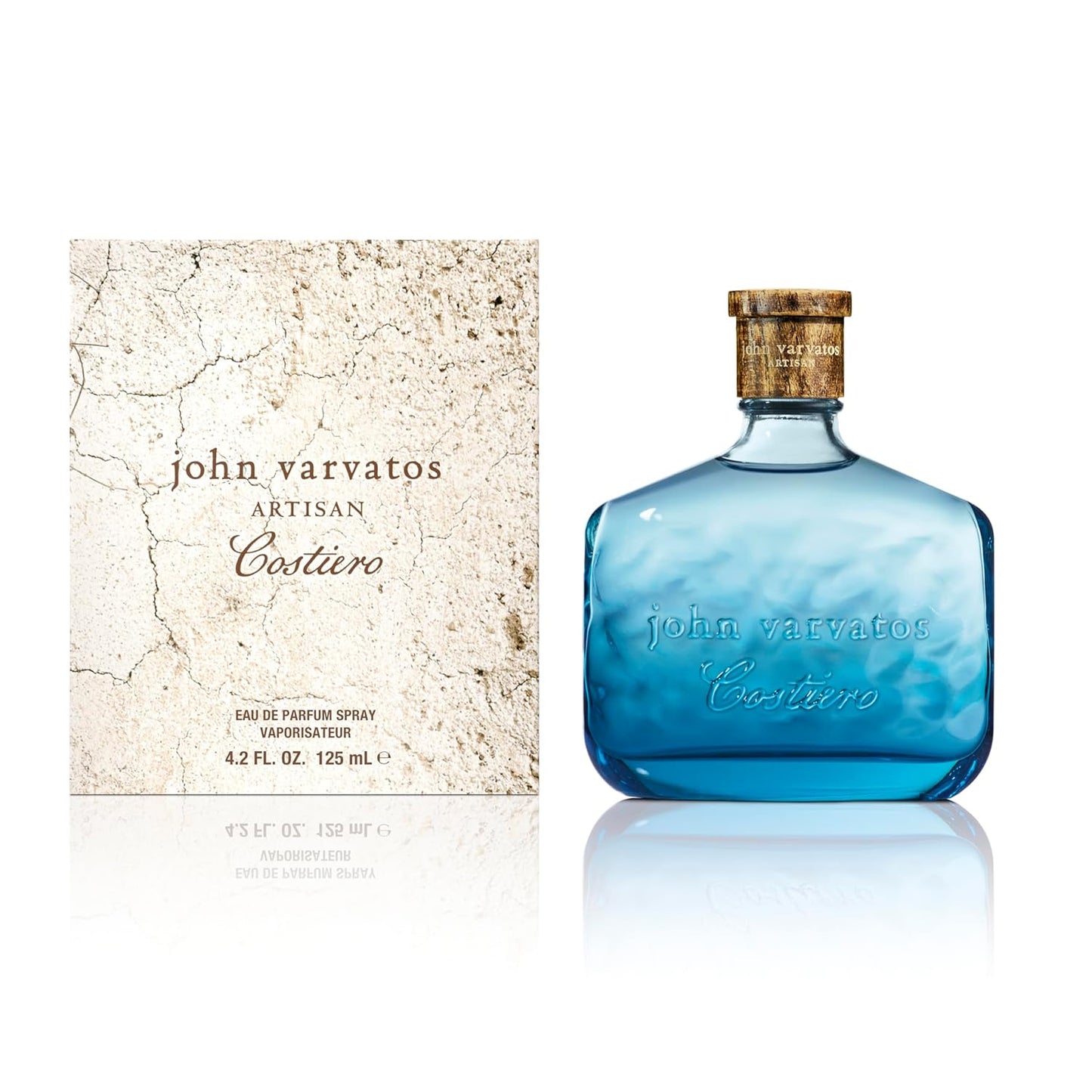 John Varvatos Artisan Costiero Eau de Parfum Spray - Travel-Sized Men's Cologne | Aquatic Citrus Scent with Yuzu, Lemon & Patchouli