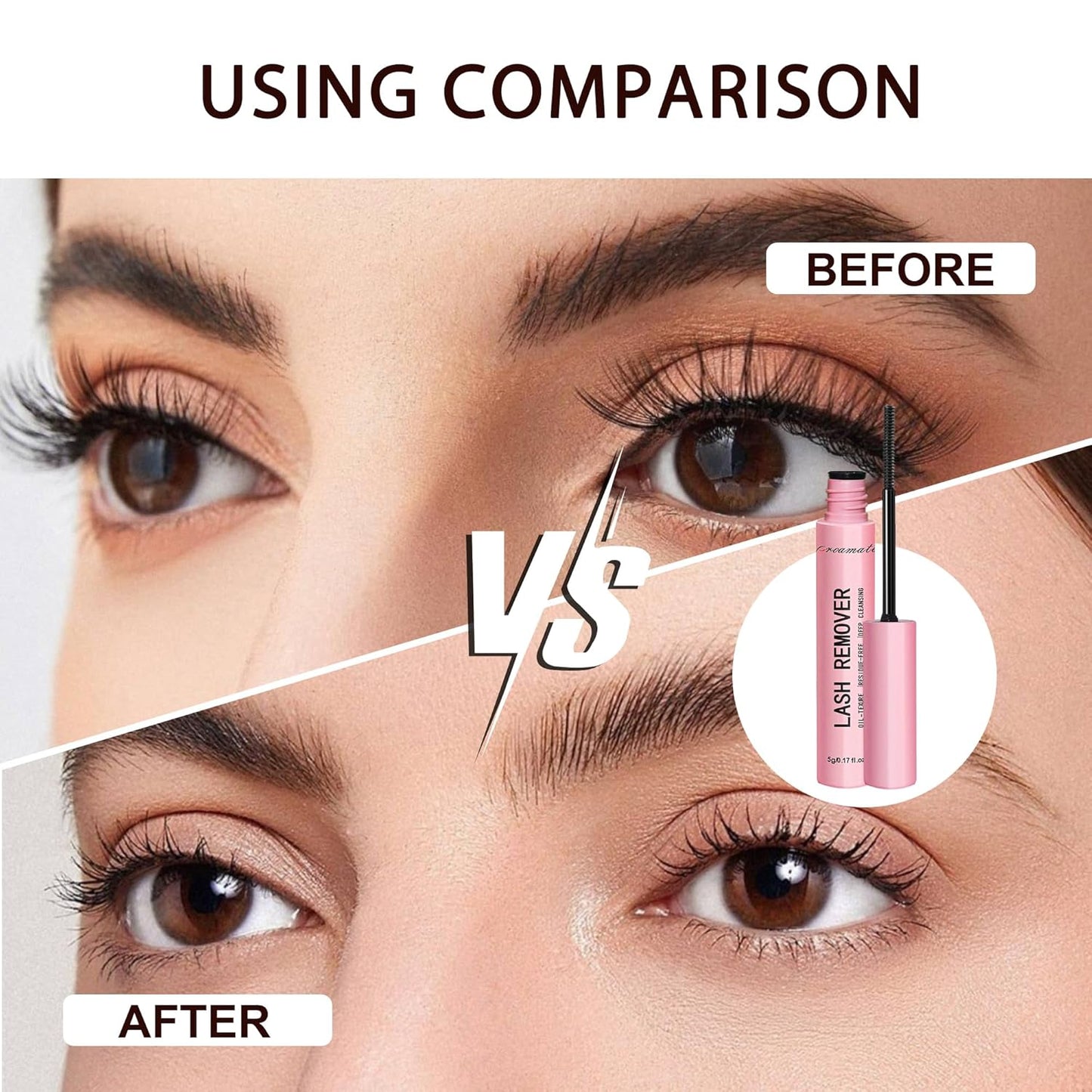 Cluster Lash Glue Remover - Gentle Oil-Based Solution for Easy DIY Eyelash Extension Removal | Soothing & Nourishing