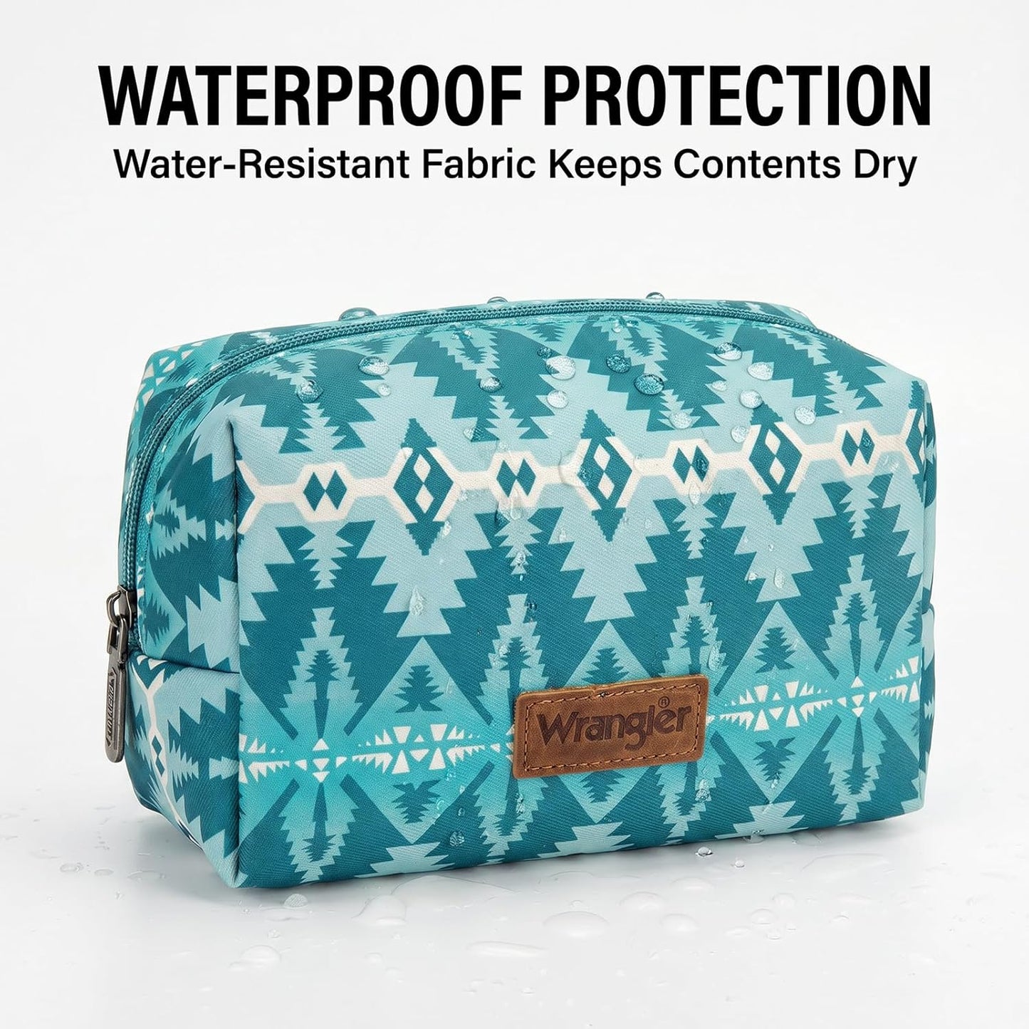 Travel Makeup Bag - Waterproof Cosmetic Pouch for Women | Large Portable Toiletry Bag