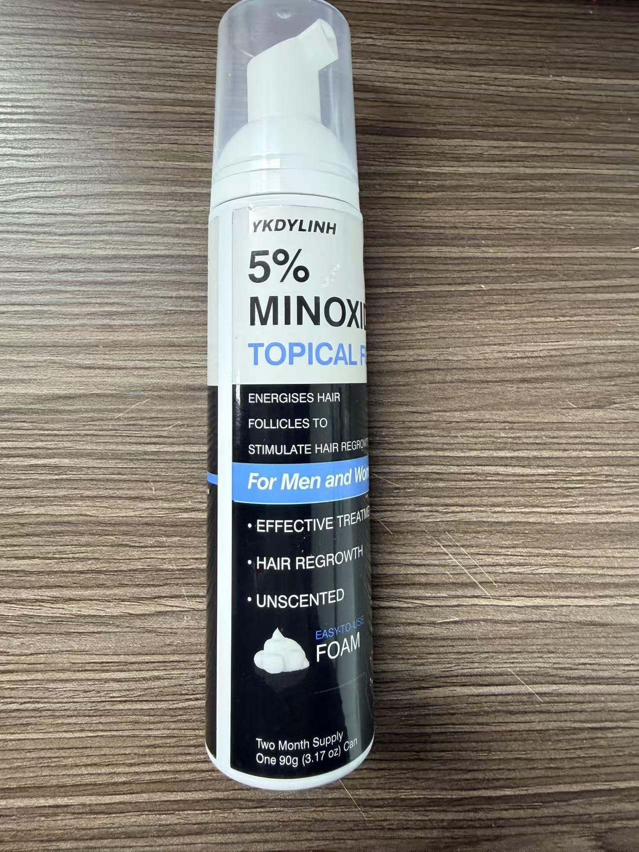5% Minoxidil Foam– Hair Regrowth Treatment for Men & Women, Prevents Hair Thinning & Strengthens Roots, Minoxidil Foam for Fuller, Healthier Hair,9.52 Ounce (Pack of 1)