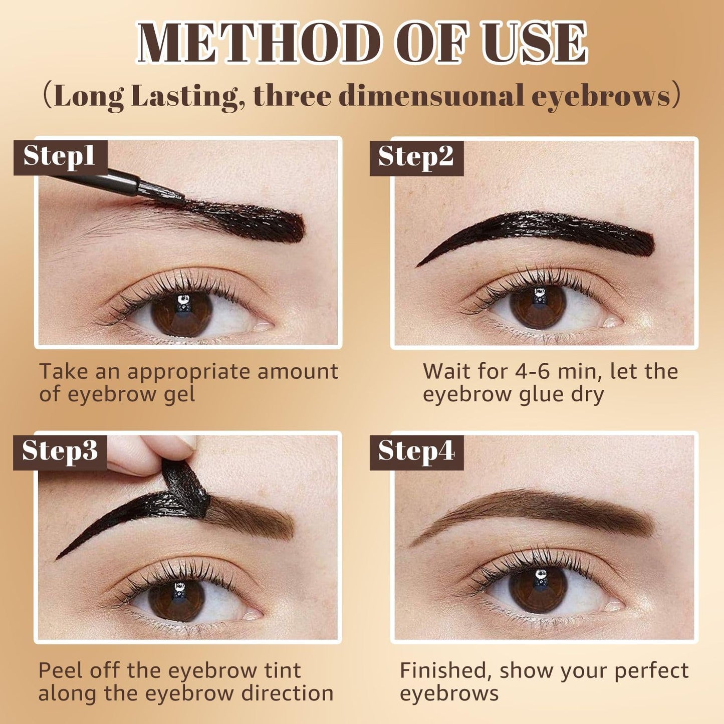 Ultra-Smooth Glide Eyebrow Definer Pencil, Waterproof Long-Lasting Makeup, Creates Soft Natural Brows, Vegan and Cruelty-Free Eye Cosmetics (Light Brown)