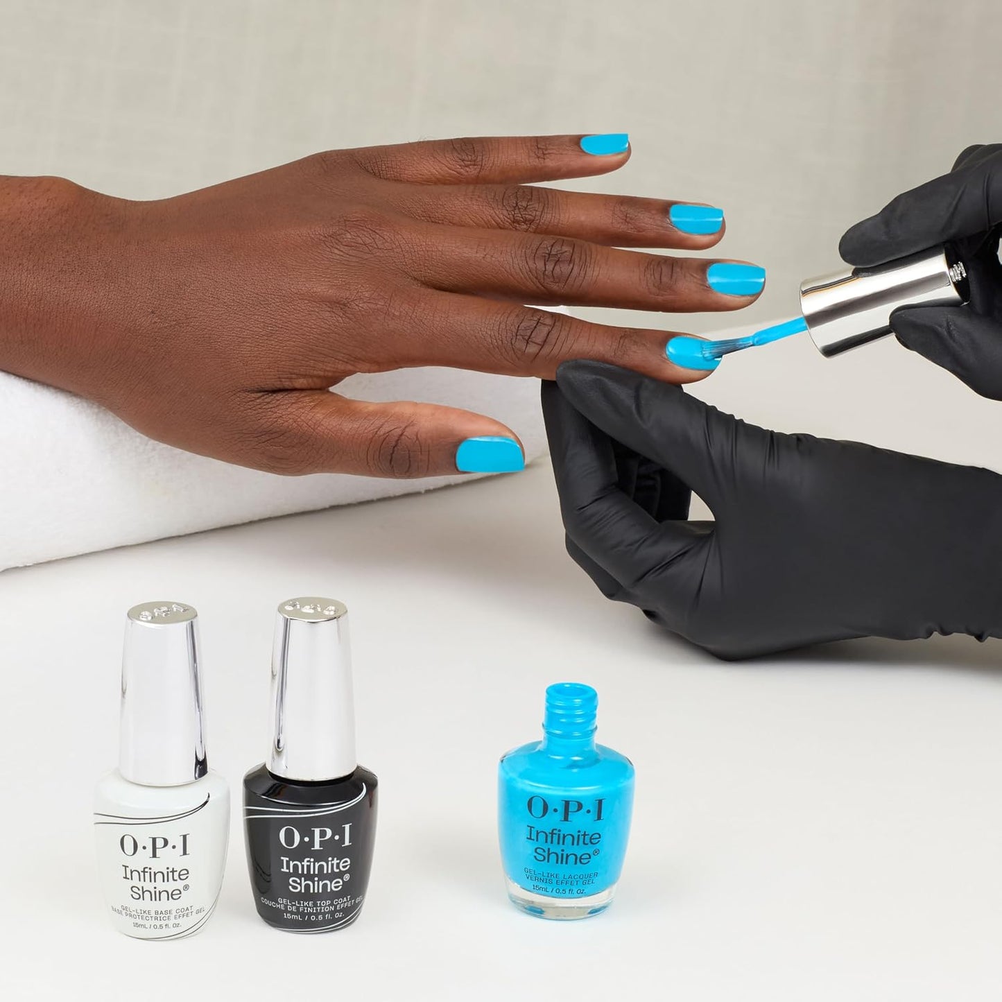 OPI Infinite Shine Nail Polish - Opaque Crème & Shimmer Shades | Vegan, Long Lasting, Streak Free | Trip to the Brite Side