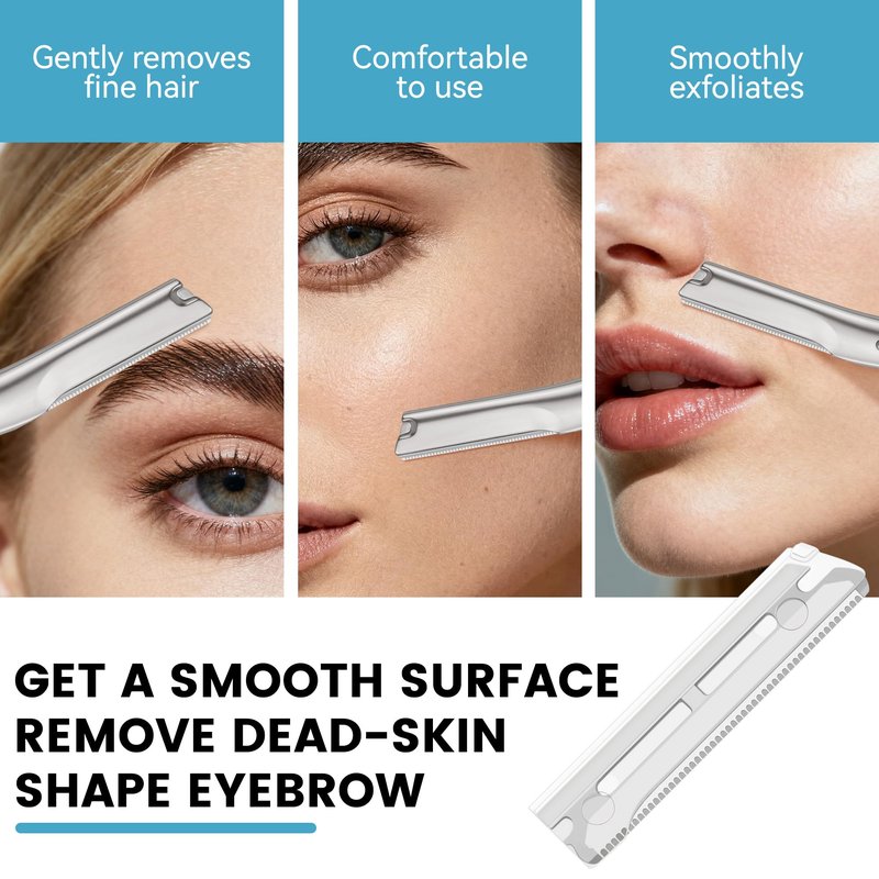 18-Pack Replacement Blades for Women's Eyebrow Razor