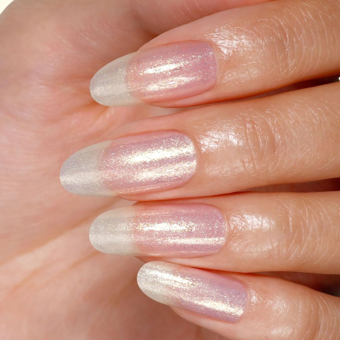 LONDONTOWN Shimmer Nail Highlighter - Iridescent Nail Polish Treatment | Vegan Cruelty-Free, Gold Pink - 0.40 fl oz