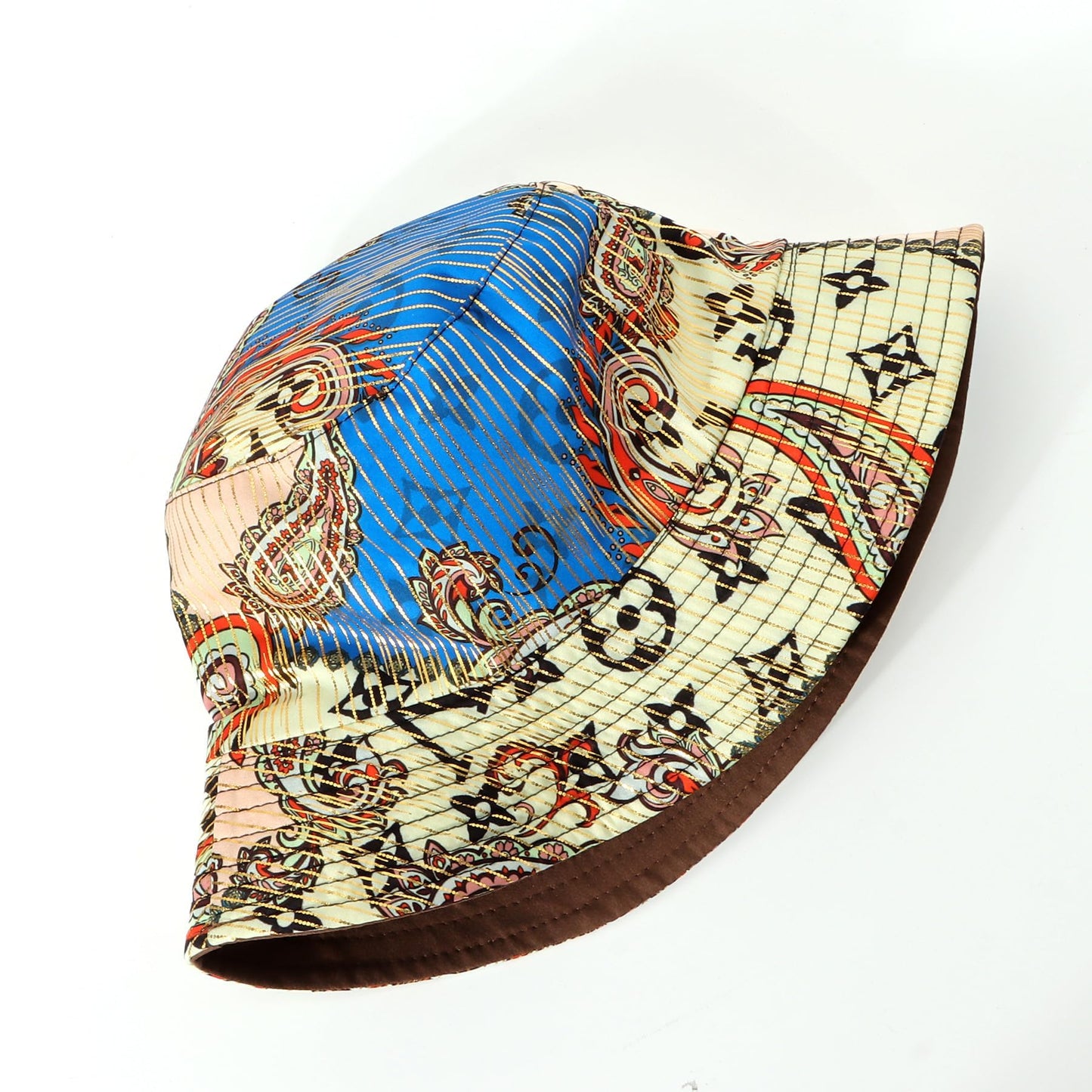 Bucket Hat for Women - Reversible Graffiti Printed Summer Hats Packable Fisherman Sun Hat Rave Festival Outdoor Hiking