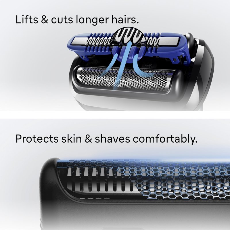 Braun Electric Razor for Men Series 5, Electric Shaver, Precision Trimmer, Extra Shaver Head, 4-in-1 Clean & Charge Center, S5 5165ps