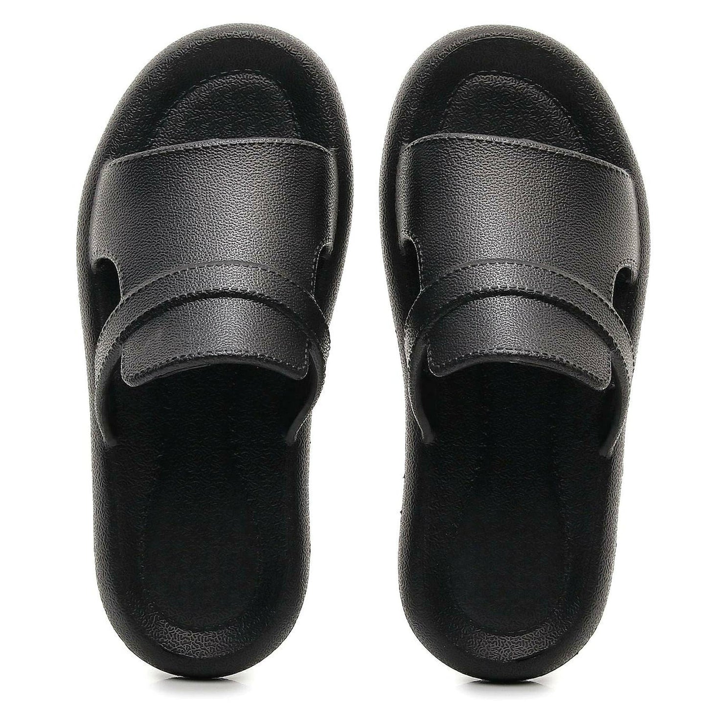 Crazy Lady Women's House Slippers Shower Shoes Outdoor Indoor Slides Soft Flat Comfy Anti-Slip Sandals