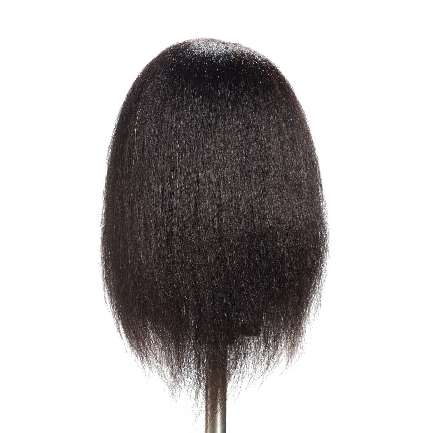 Mannequin Head 100% Real Hair 16-18 Inch Training Head Manikin for Hairdresser Training and Styling Practice Cosmetology Doll Head Practice Braiding Hair - With Clamp Stand
