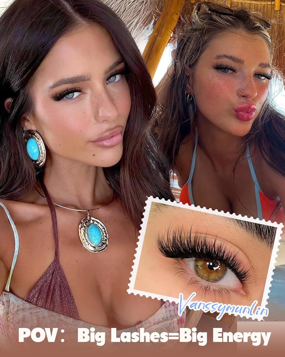 Fluffy Lash Clusters - 3D Eyelash Extensions for Plush Volume | Soft D Curl, 10-18mm, 144pcs for DIY Makeup
