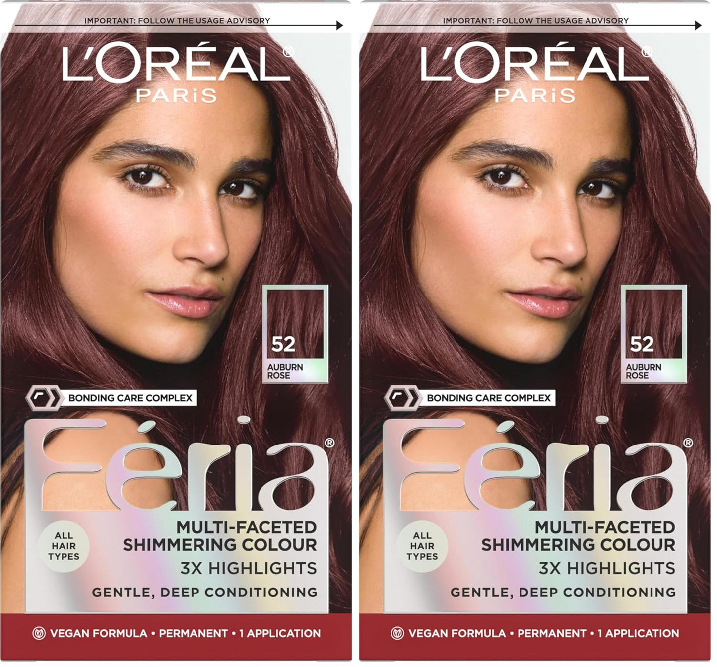 L’Oreal Paris Feria Hair Color - High Intensity Jet Black Dye for 3X Highlights | 1 Kit