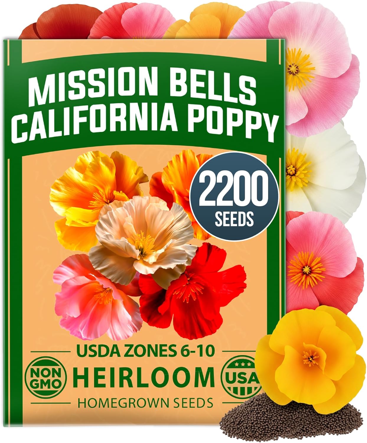 Zinnia Dahlia Seeds Pack - Non-GMO 524 Flower Seeds for Vibrant Pollinator Gardens | Easy-to-Grow Outdoor Blooms