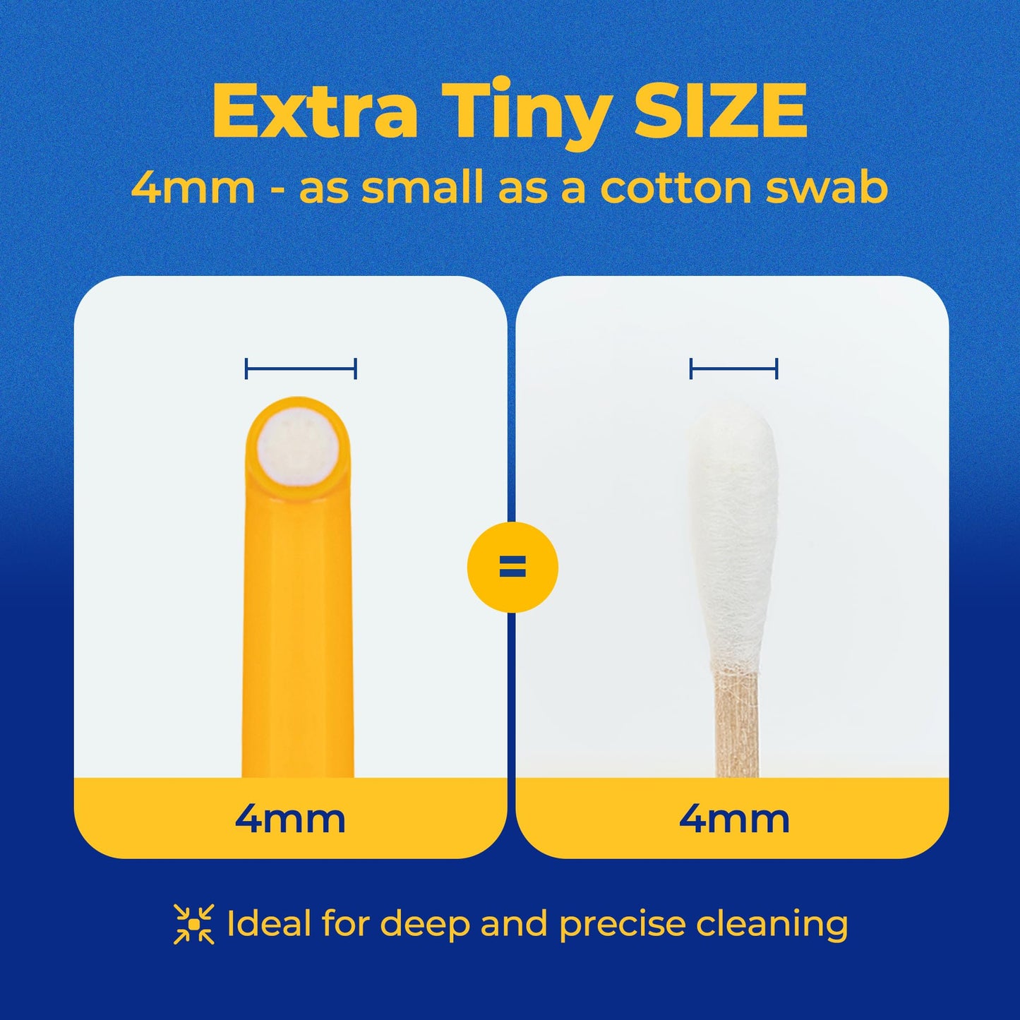 PETHROOM] Pet Toothbrush for Cats and Dogs | Round Shaped Head with Ultra Soft Bristle for Deep Cleaning Dental Care, Kitten and Small Dogs, Tartar Plaque Removal (Deep Point)