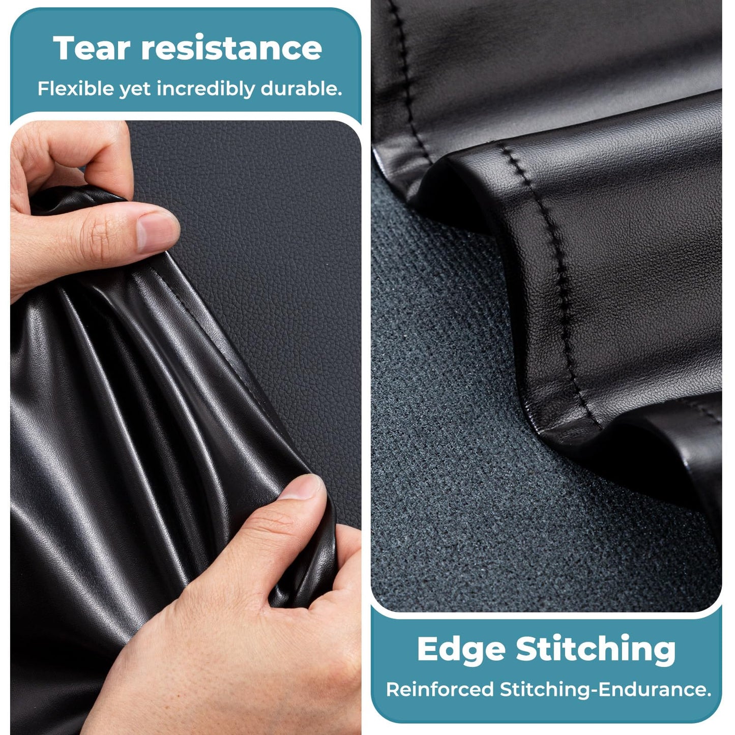 Noverlife 70x32in Massage Table Cover Protector, PU Leather Lash Bed Cover Reusable&Wipeable Esthetician Bed Covers Massage Beds Covers, Replacement Wax Mat for Beauty Salon Spa Tattoo - Black