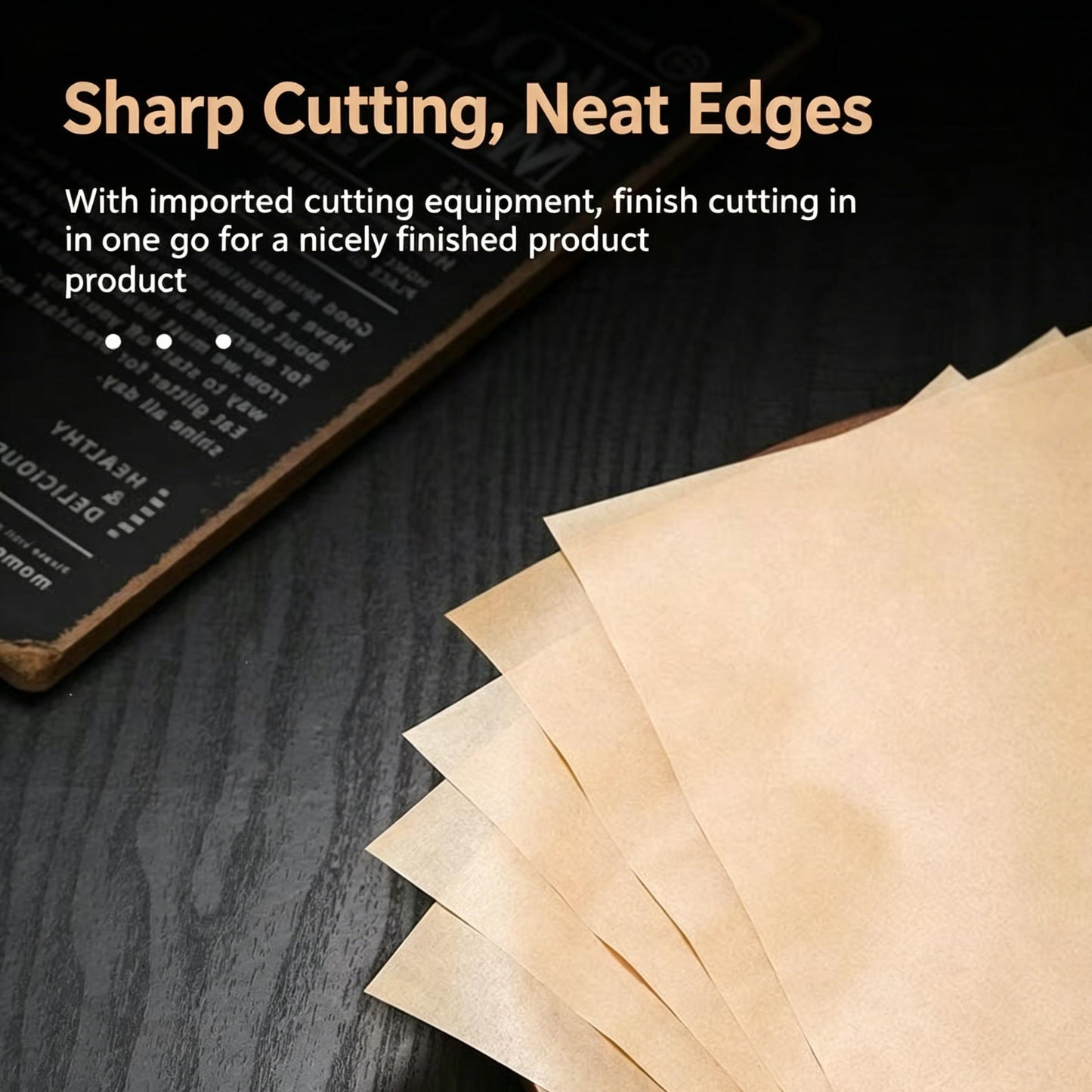100 Parchment Paper Sheets 8x6in, Precut Baking Paper for Air Fryer Oven, Heat-Resistant Liners – Kitchen Baking Supplies