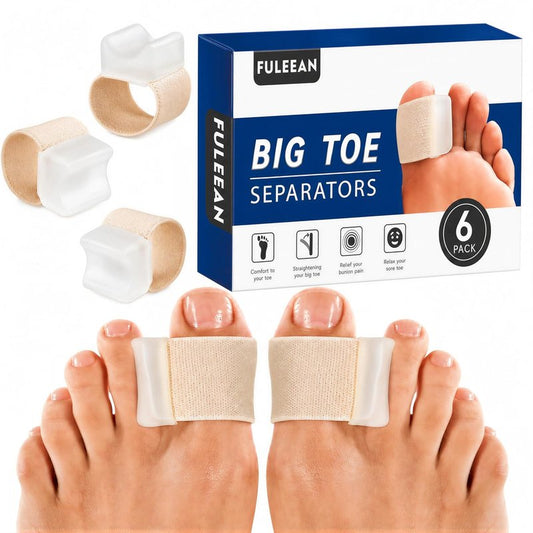 Big Toe Spacers - Hallux Valgus Corrector for Bunion Pain Relief | Comfortable Fit for Men & Women