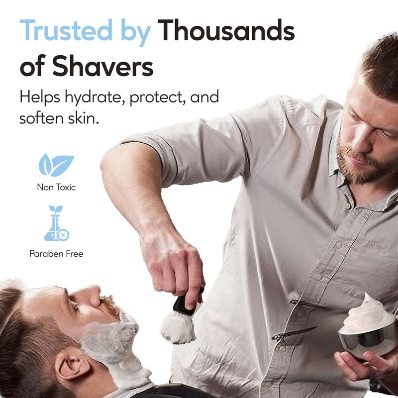 Henry Cavendish Sandalwood Shave Soap for Men & Women - Premium Quality, All Natural, moisturizing Shaving Puck made with Shea Butter & Coconut Oil for a Smooth Comfortable Shave. 4 Oz Puck Refill