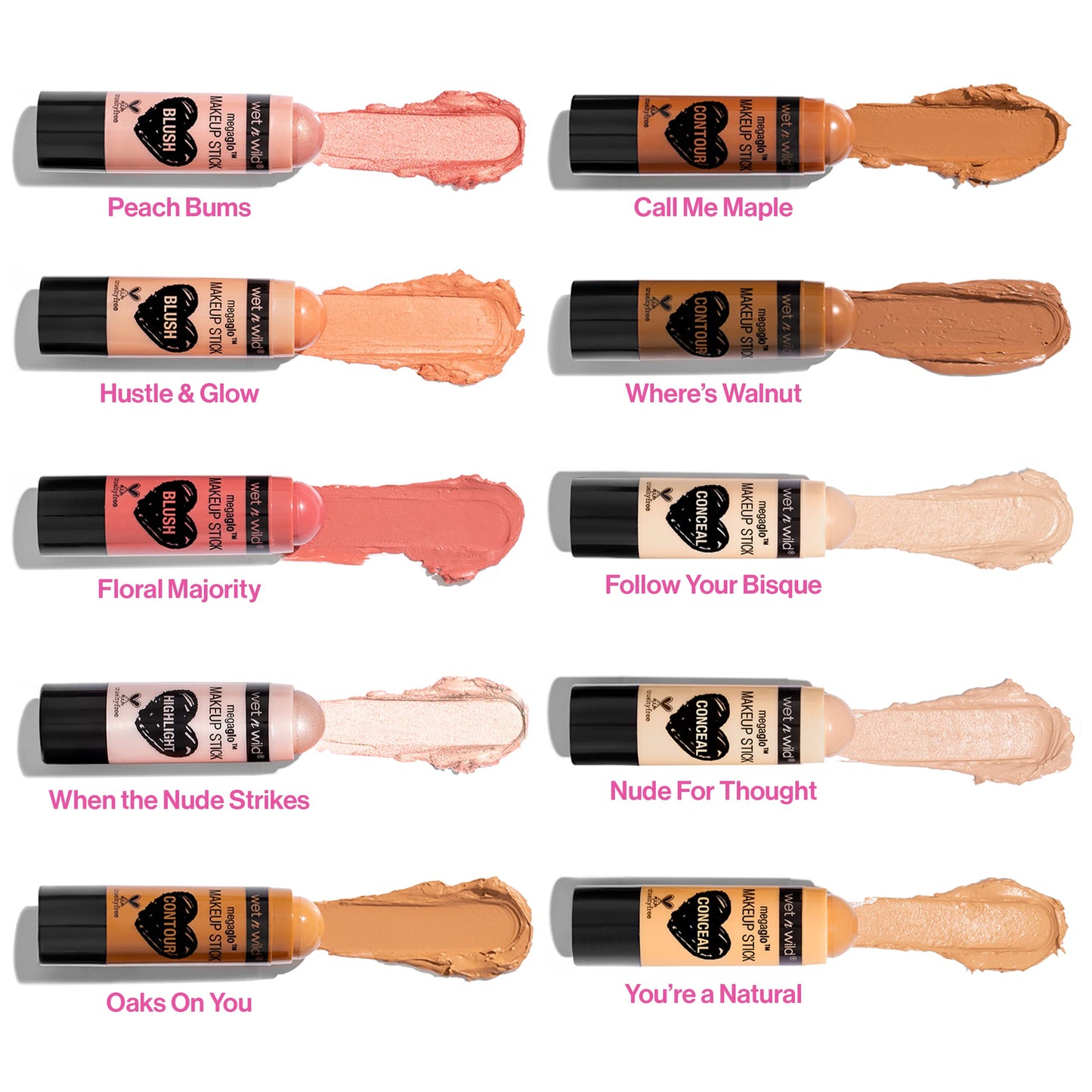 wet n wild MegaGlo Makeup Stick Conceal and Contour Neutral Follow Your Bisque,1 Ounce,807 (Pack of 2)