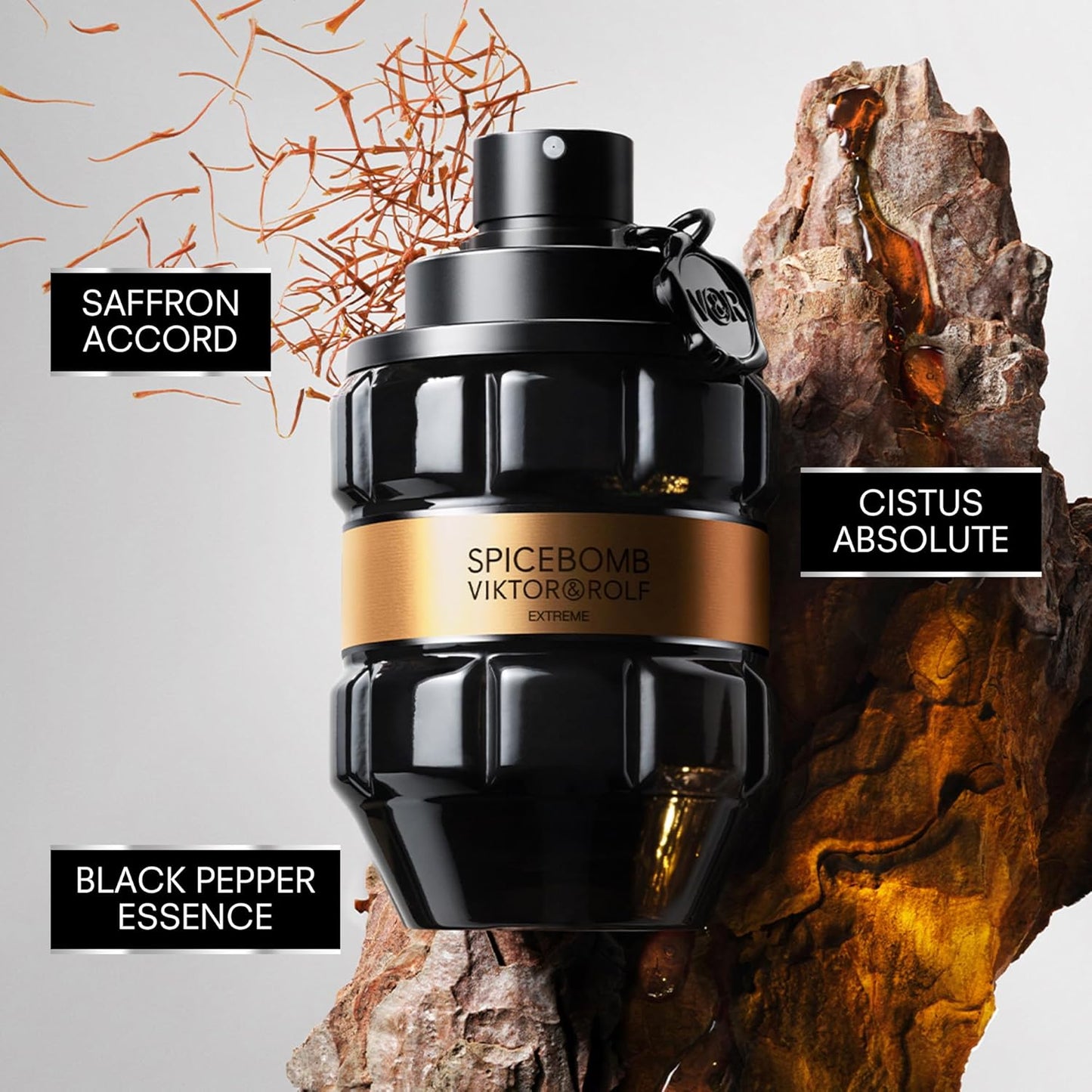 Viktor&Rolf Spicebomb Extreme Eau de Parfum | Woody & Spicy Men's Cologne with Amber & Vanilla Notes