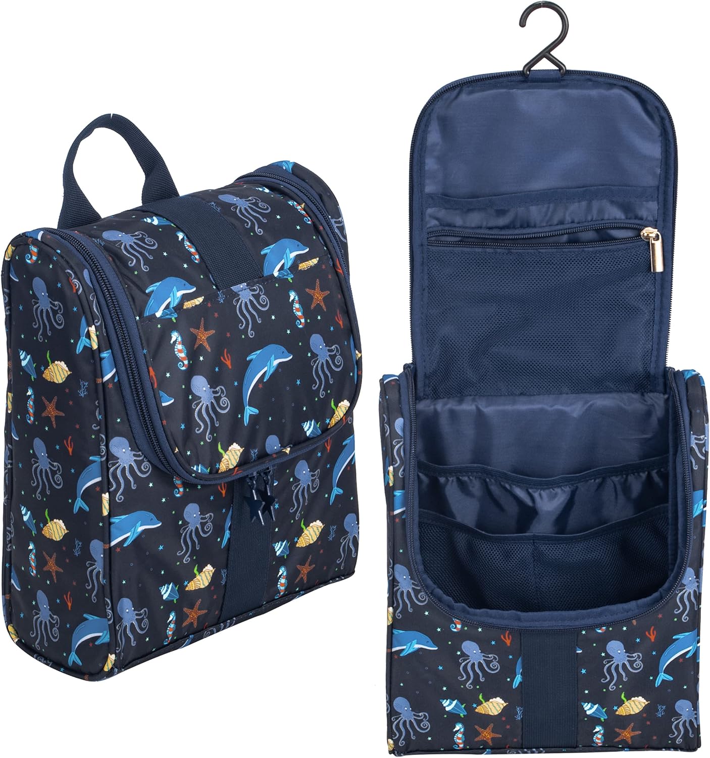 Cute Cartoon Kids Toiletry Bag - Astronaut Travel Cosmetic Organizer | Perfect for Boys & Girls