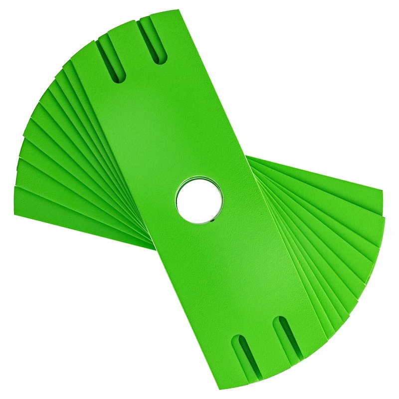8TEN Edger Blade 8" x 2.5" Compatible with Ryobi Echo Stihl Maruyama Husqvarna 1 Inch Center Hole (10 Pack) 69601552631 216062