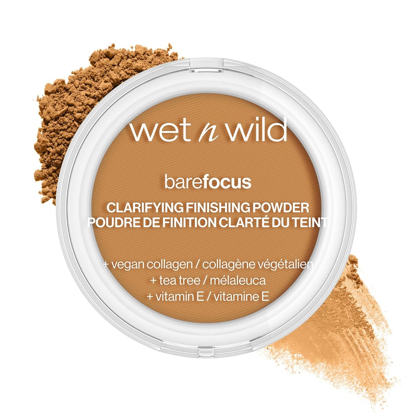 Bare Focus Clarifying Finishing Powder - Matte Pressed Setting Powder | Fair-Light Shade