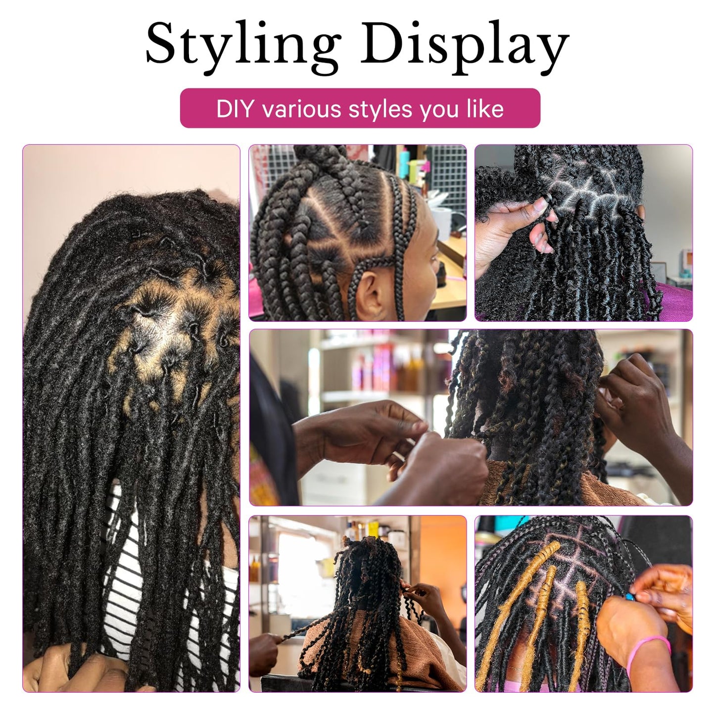 18" Mannequin Head Human Hair - 100% Real Hair Mannequin Head for Makeup Practice, Cosmetology Manikin Doll Head for Hair Styling, Hairdressing Training Head for Braiding with Table Clamp,Black