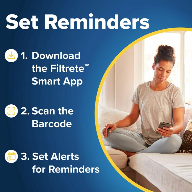 Filtrete 16 x 25 x 1 Air Filter, MERV 5, 6-Pack, AC Furnace HVAC, MPR 300 Basic Dust Defense, Pleated Electrostatic, Removes Lint