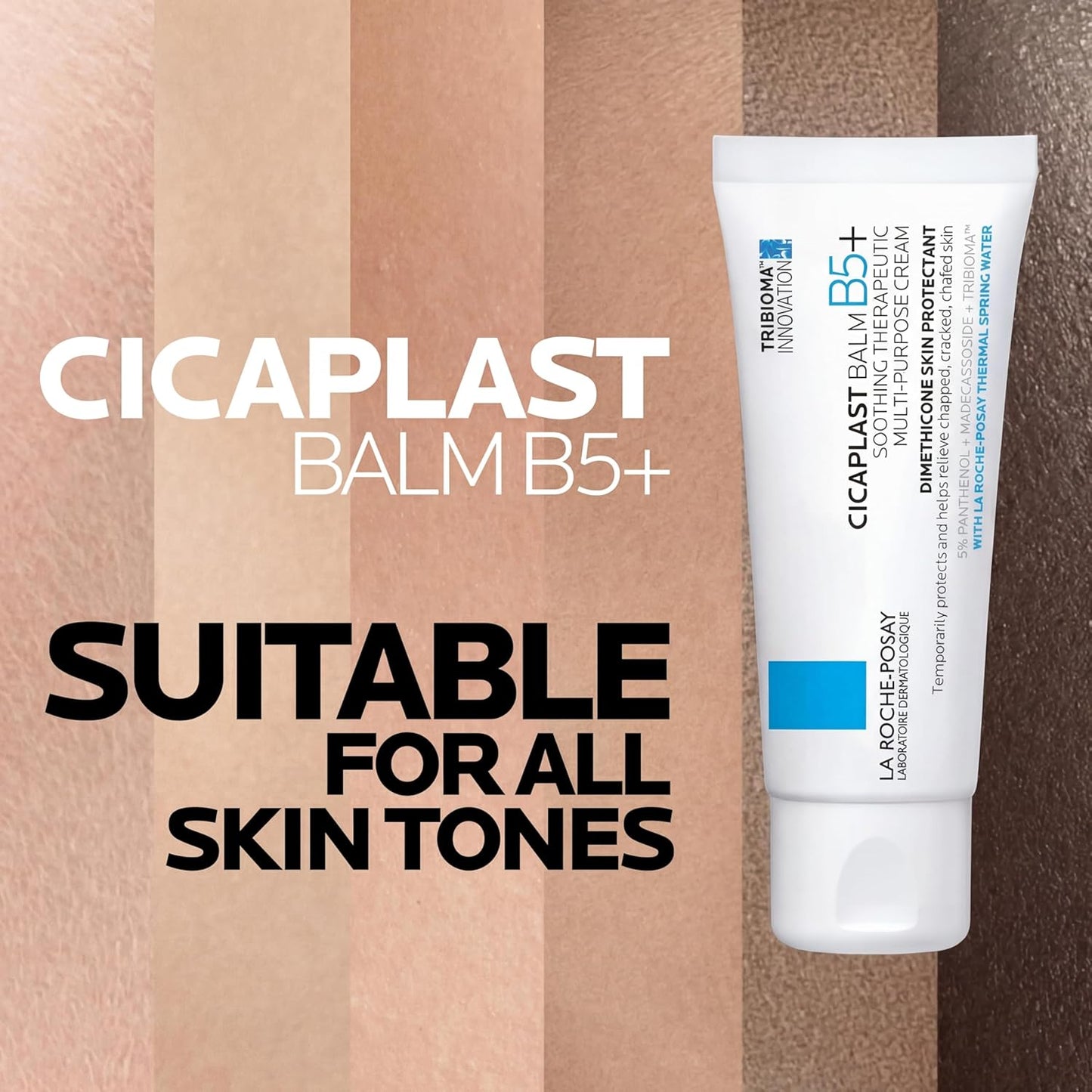 La Roche-Posay Cicaplast Balm B5 - Skin Barrier Repair Cream with Centella Asiatica & Shea Butter | Multi-Purpose Healing Ointment for Dry Skin