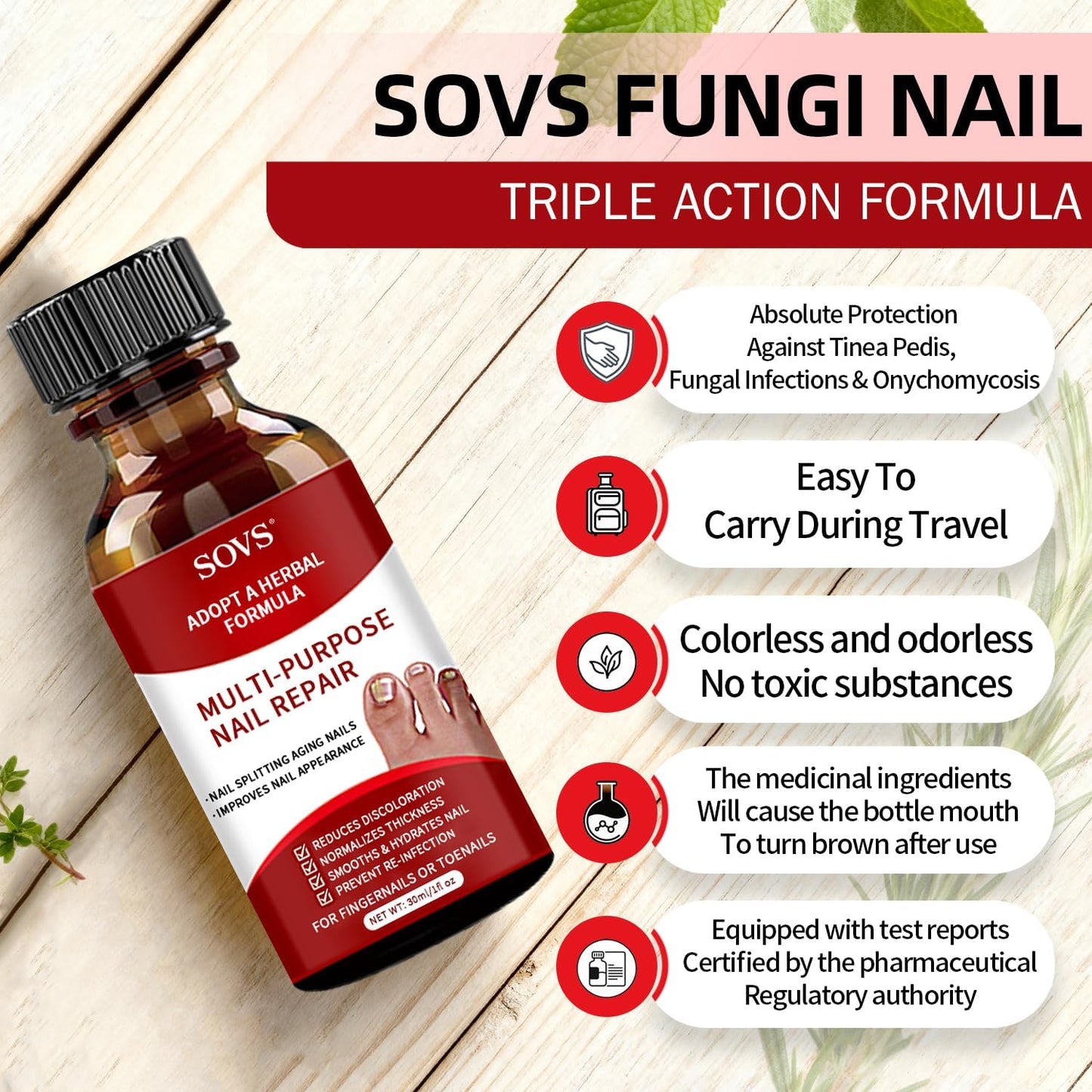 Toenail Treatment - Gentle Formula for Healthier, Beautiful Nails | 1 Piece
