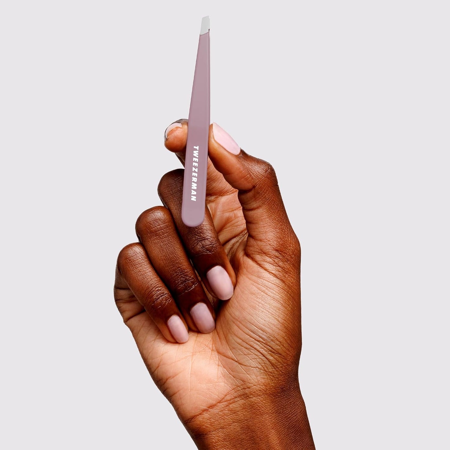 Tweezerman Slant Tweezer - Precision Purple Wisteria Design for Flawless Hair Removal