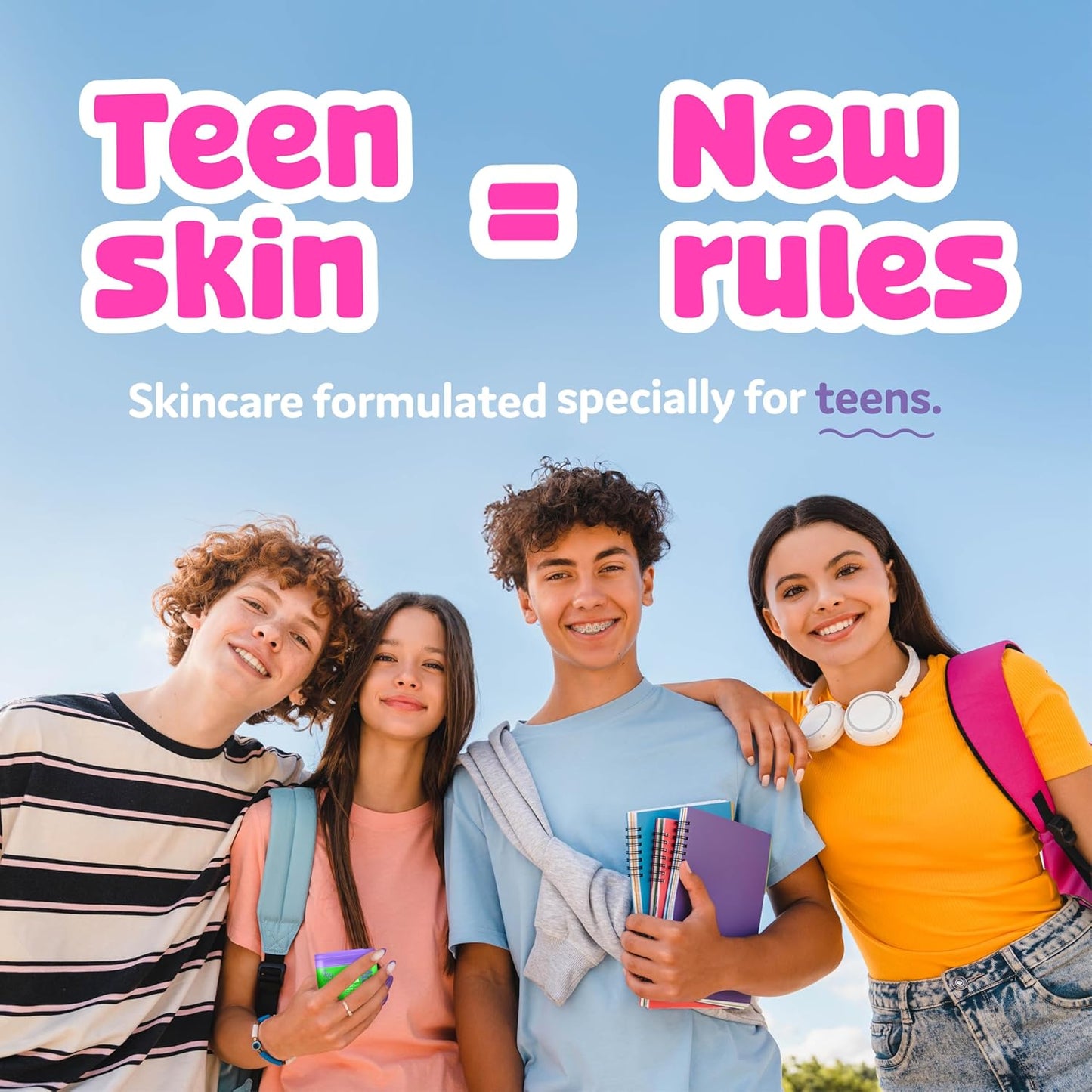 FreshFace Makeup Remover Wipes for Teens & Kids - Gentle, Non-Toxic, Vegan | 60 Pads with Vitamin C & Citrus Extracts