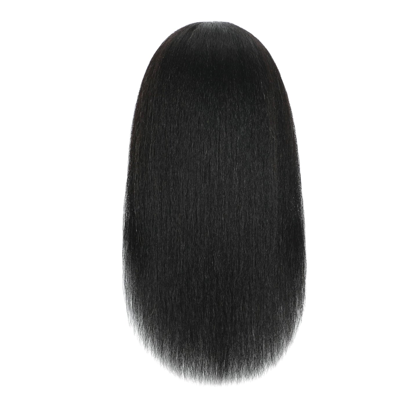 EVATEC African American Mannequin Head 100% Real Human Hair for Braiding Styling Practice Cosmetology Training with Stand