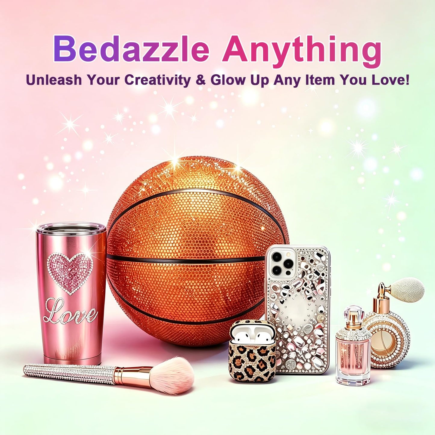 Bedazzling Kit 40000Pcs 40 Colors Resin Jelly Rhinestones, Multicolor 3mm Flatback Gems with 3Pcs B7000 Jewelry Glue & Tools, All-In-One Bedazzler Kit for Crafting Book Shoes Clothing Nail Diamond Art