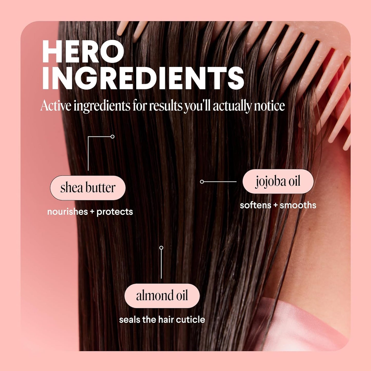 Monday Haircare Anti-Frizz Hair Mask - Nourishing Shea Butter & Oils for Frizz-Prone Hair | 250 mL Dual Pack