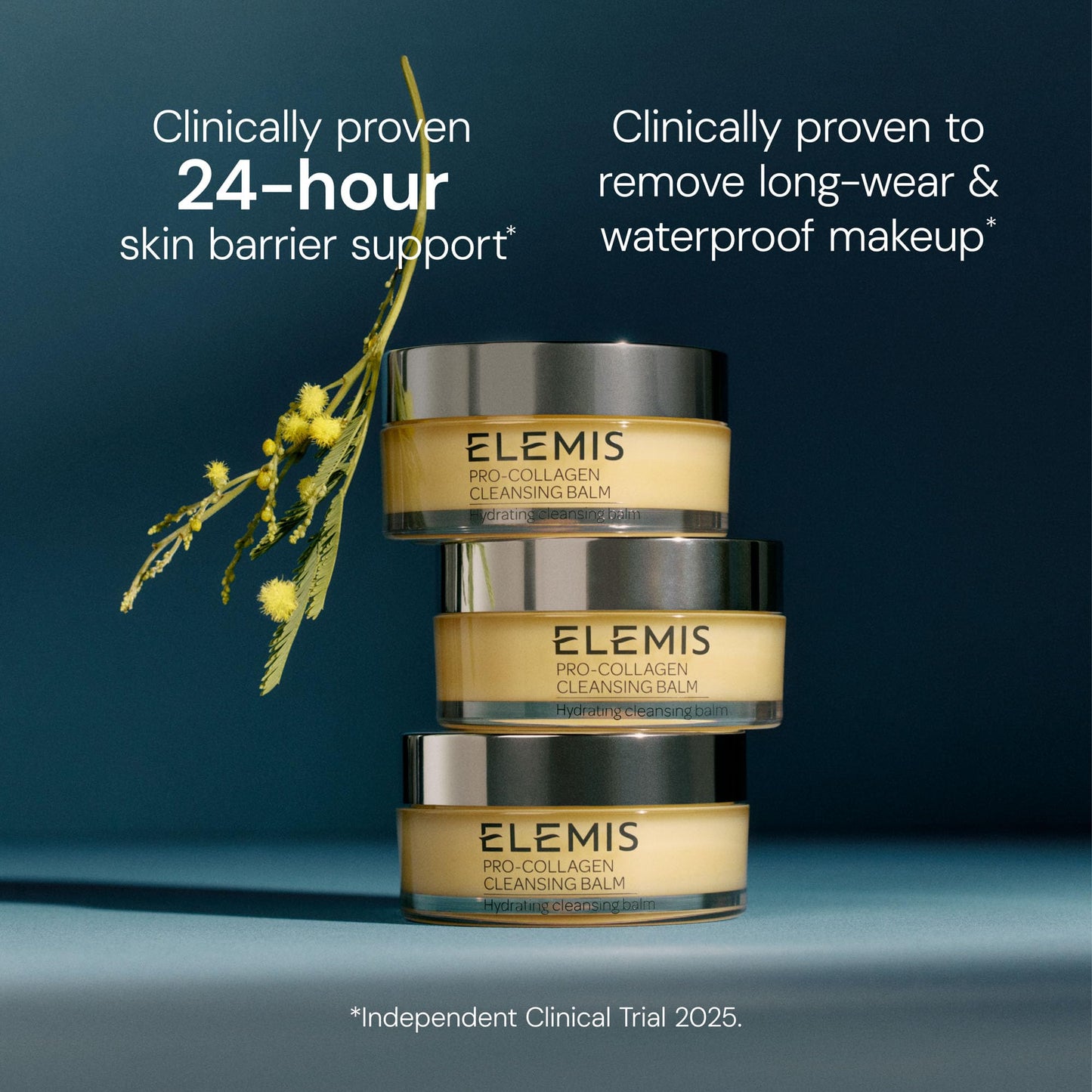 ELEMIS Pro-Collagen Cleansing Balm, 3-in-1 Facial Cleanser, 20g Travel Size