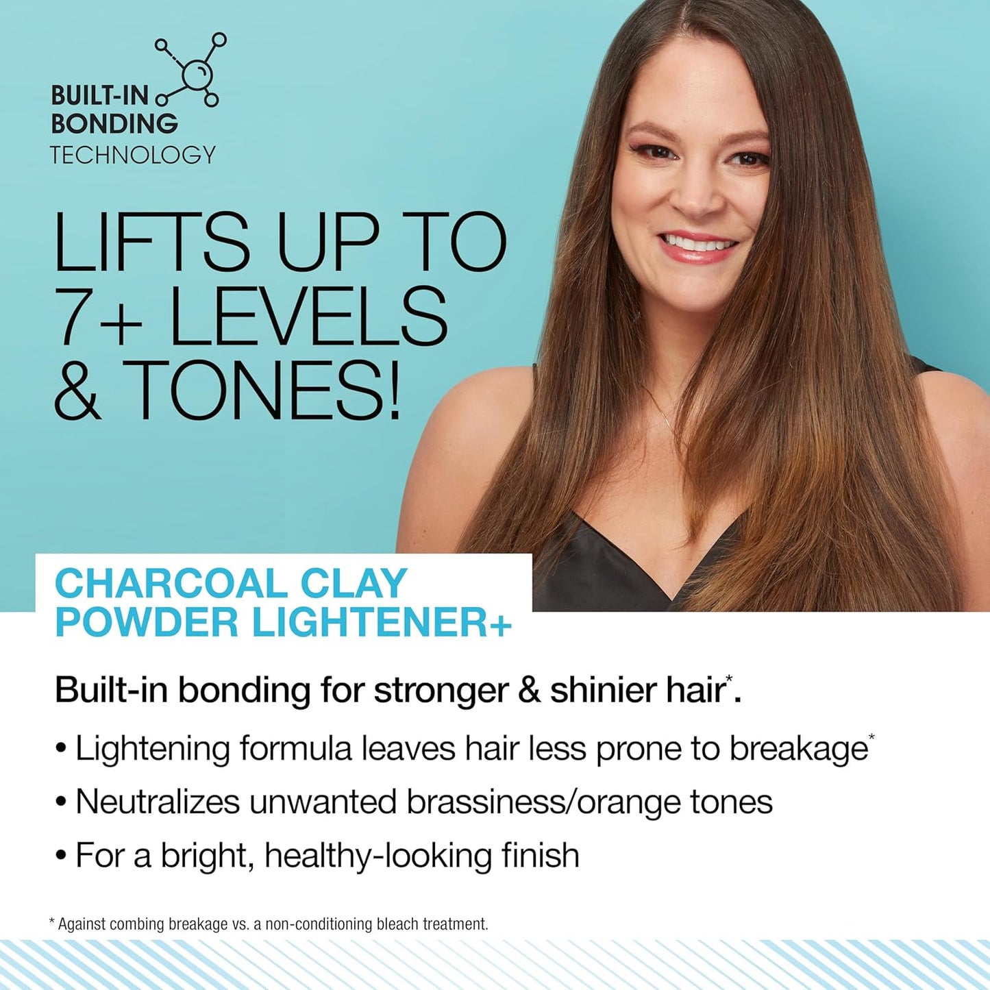 AGE Beautiful Charcoal Clay Powder Hair Lightener - Strengthens & Nourishes | Lifts Up to 7+ Levels