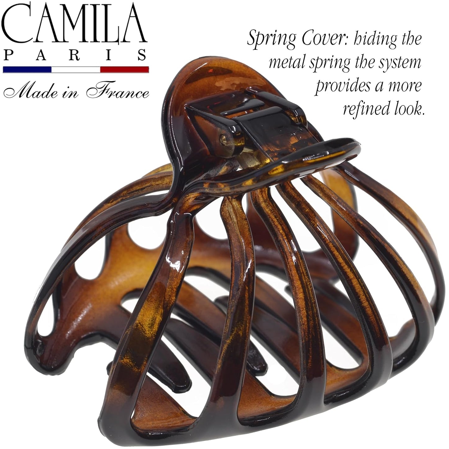 French Octopus Hair Clip - 3 Inch Claw Clip for Thick Hair | Strong No-Slip Grip for Long Hair