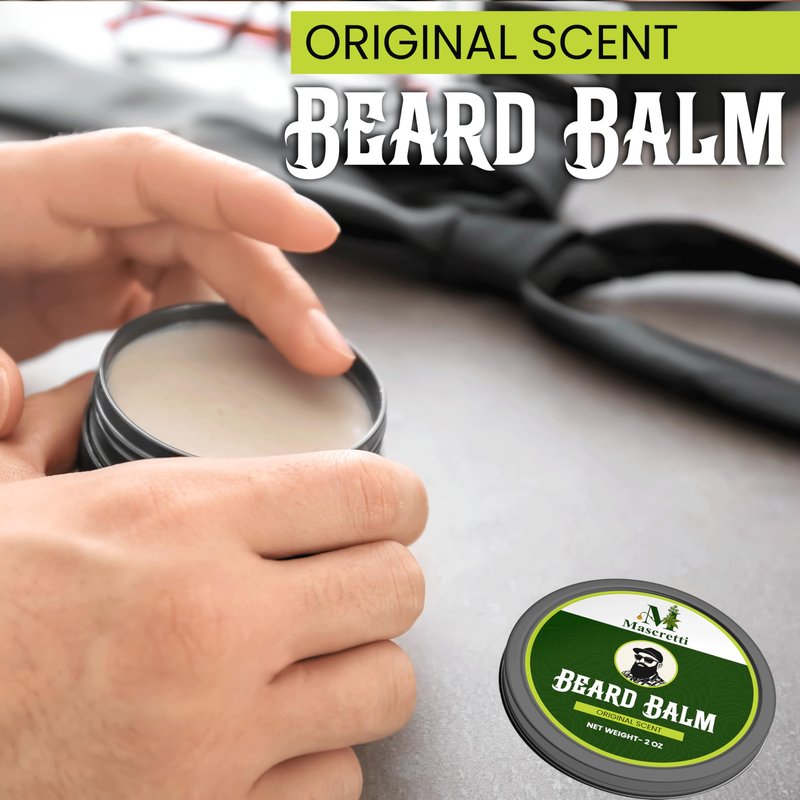 Mascretti Premium Beard Balm, Styling and Conditioning